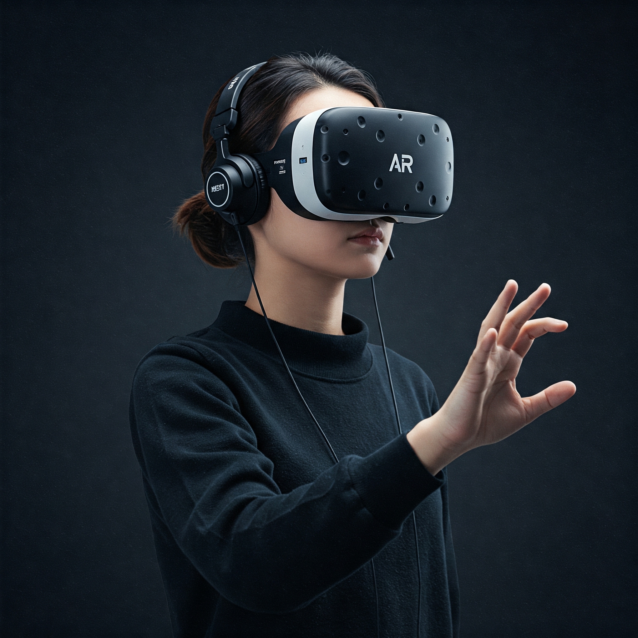 Conceptual image of 5G technology waves and connectivity