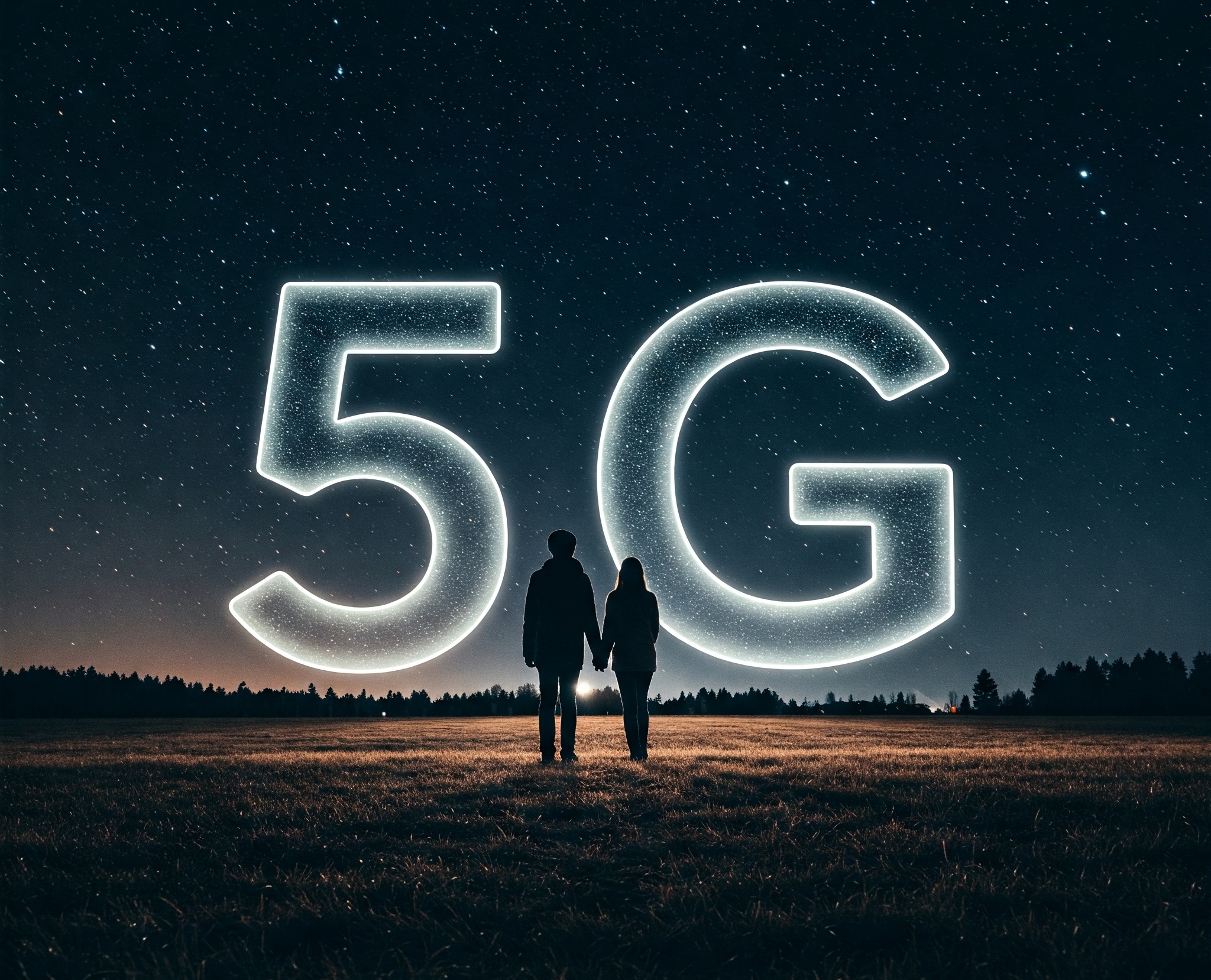 Abstract 5G technology concept