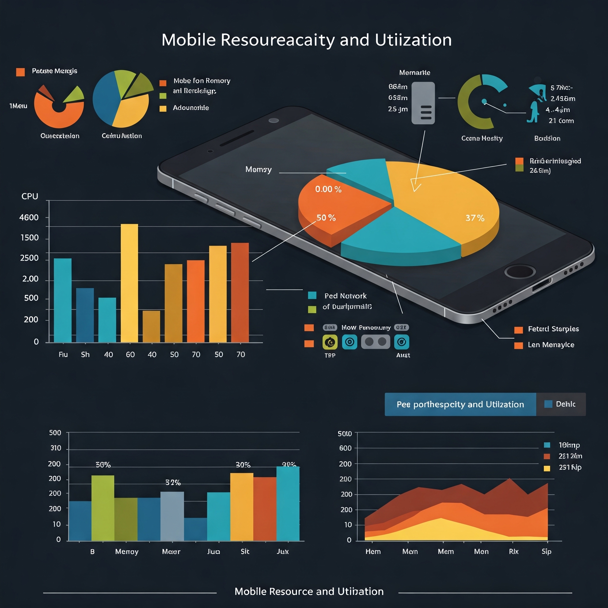 Conceptual image of 5G technology waves and connectivity